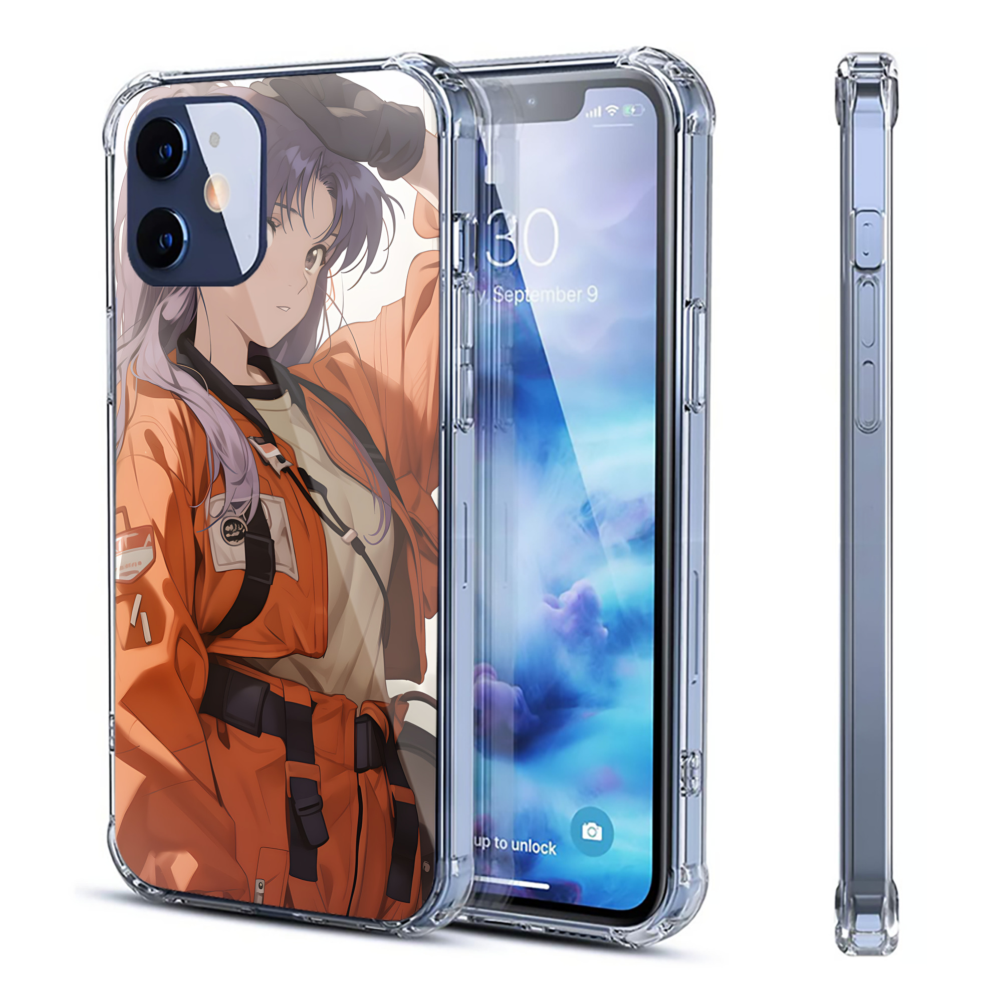 （画像用） EVA 新世紀エヴァンゲリオン 【iPhone 12シリーズ対応】透明スマホケース（クリアソフトケース）